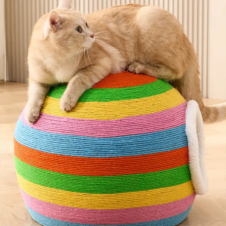 Wholesale Round Design Sisal Cat House Indoor