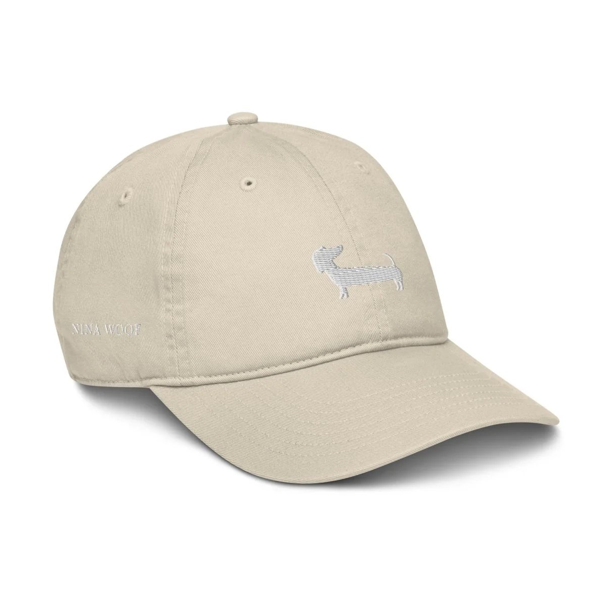 NW Dachshund Dad Hat - White Embroidery