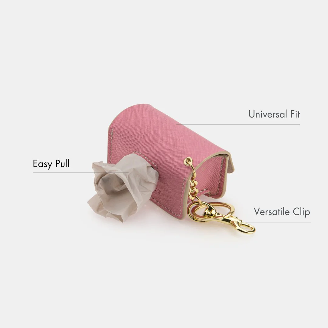 Waste Bag Holder - Vegan Leather - Bag Dispenser