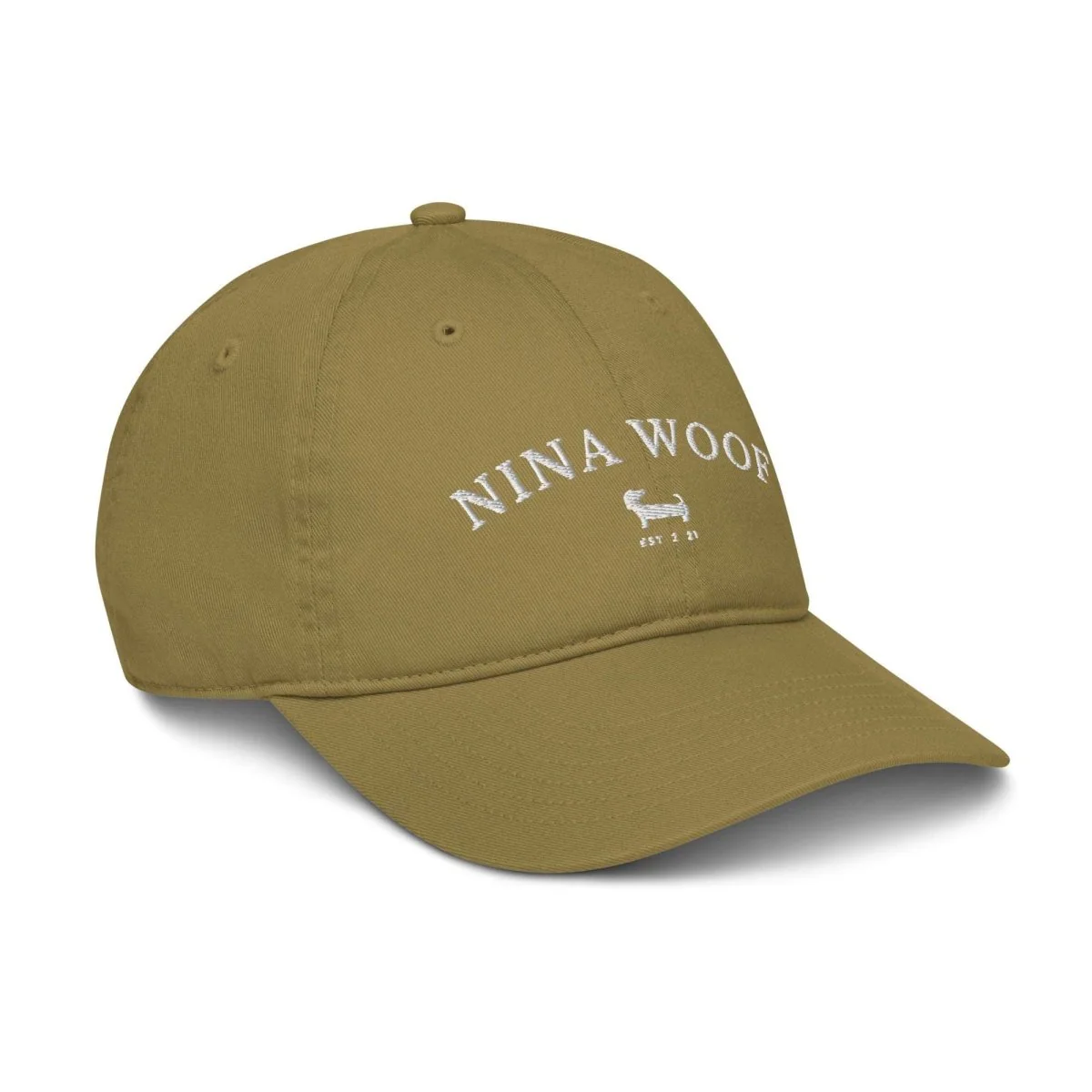 NW Varsity Organic Dad Hat - White Embroidery