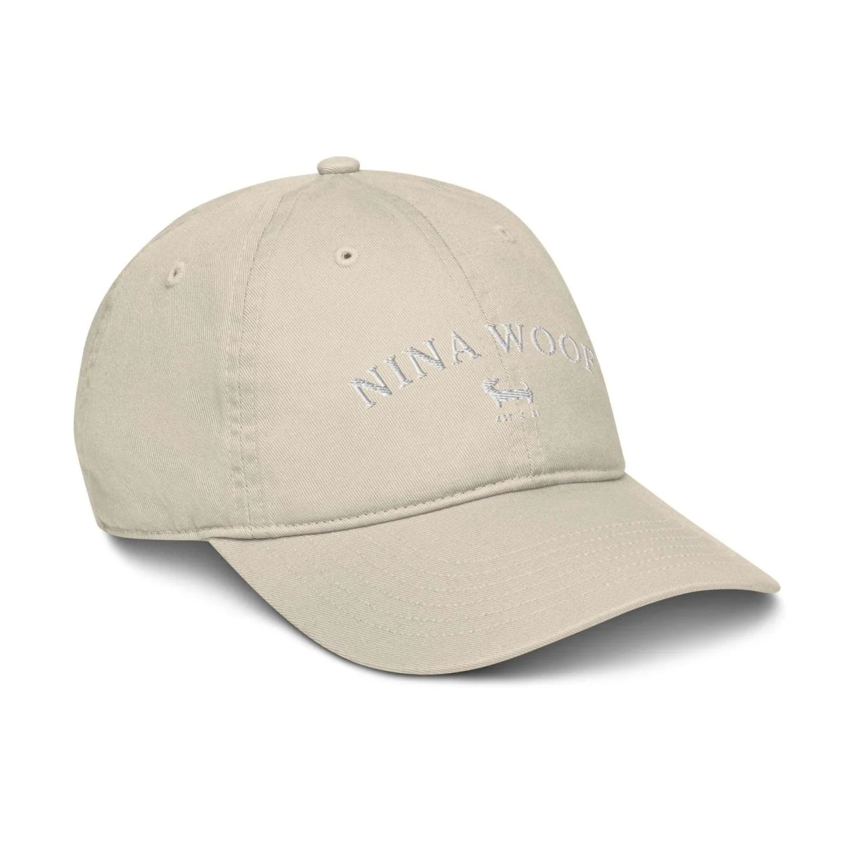 NW Varsity Organic Dad Hat - White Embroidery