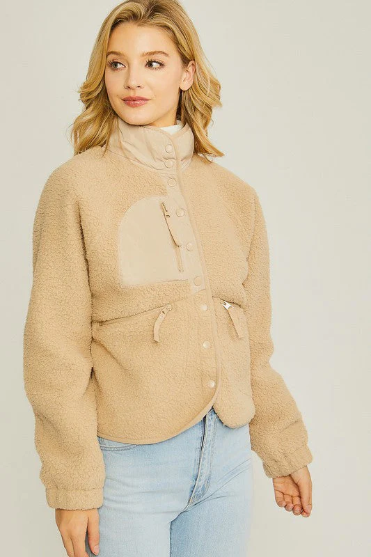 Norway Fleece Jacket - Latte