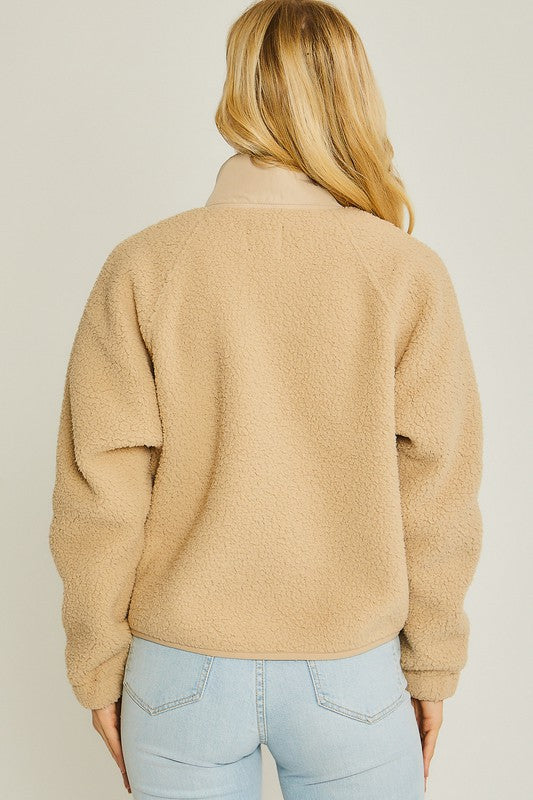 Norway Fleece Jacket - Latte