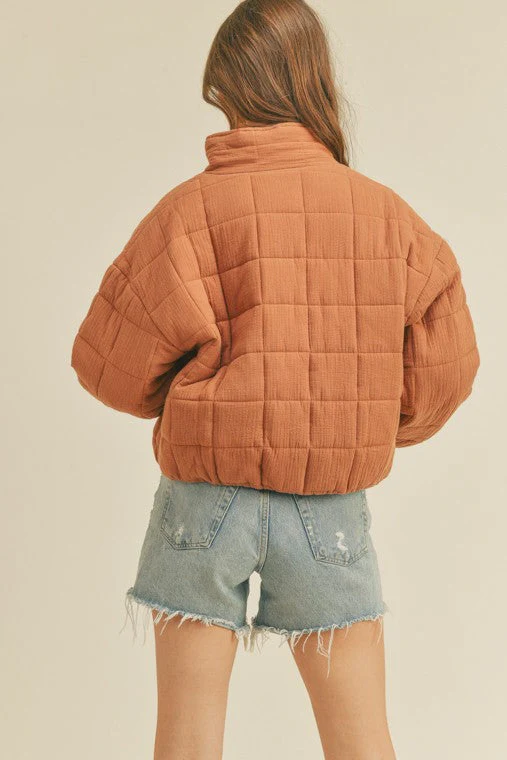 Winds Of Change Quilted Puffer