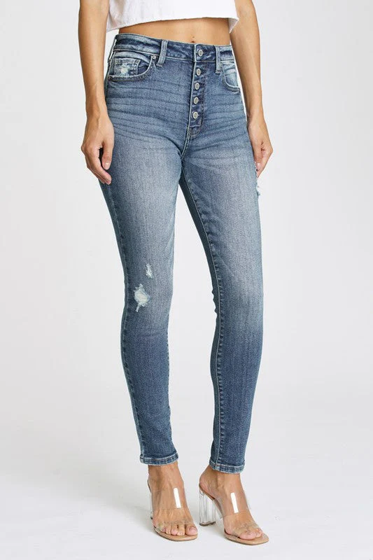 Bella High-Rise Skinny - Side Chick