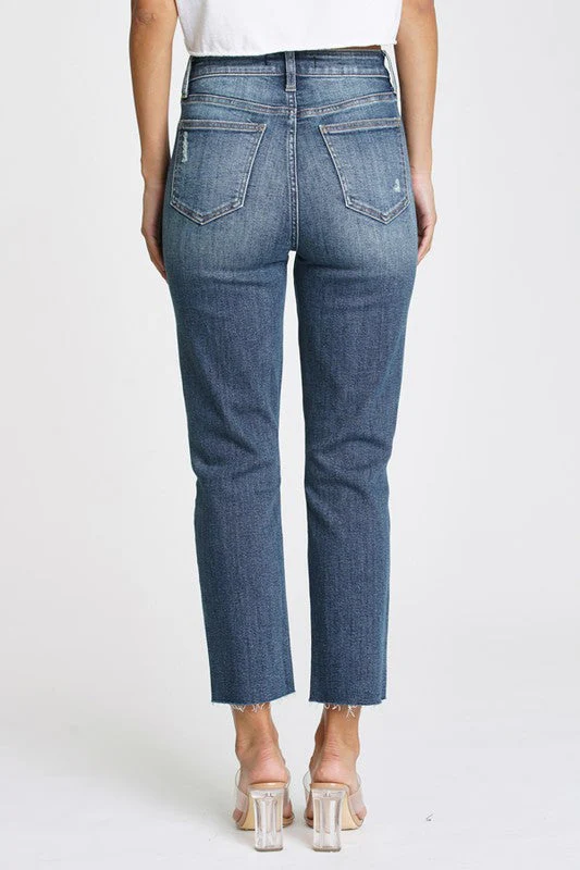 Ally Ultra High Rise Crop - Side Chic