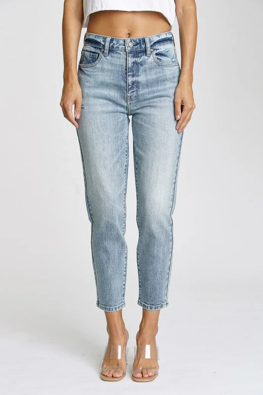 Tobi High Rise Mom Jean - New Age