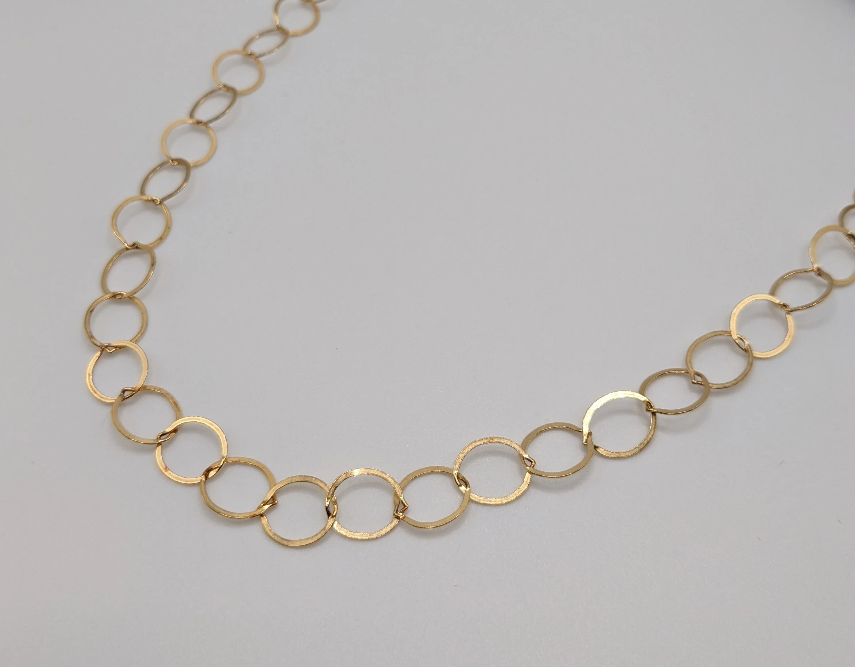 Bubble Chain Necklace - Gold