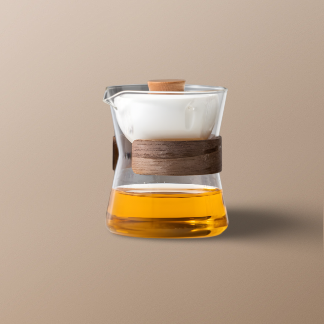 Summer SALE“Vortex” - Heat-Resistant Glass Teapot with Rotating Strainer