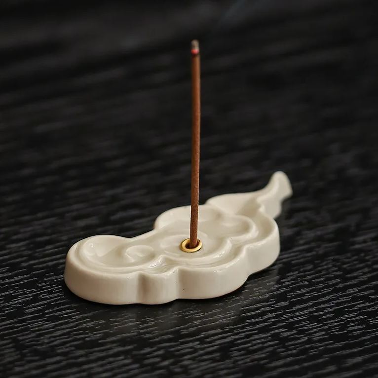 Buy 1 Get 1 FreeSummer SALE“Auspicious Cloud” - Handmade Antique Style Ceramic Incense Burner/Holder