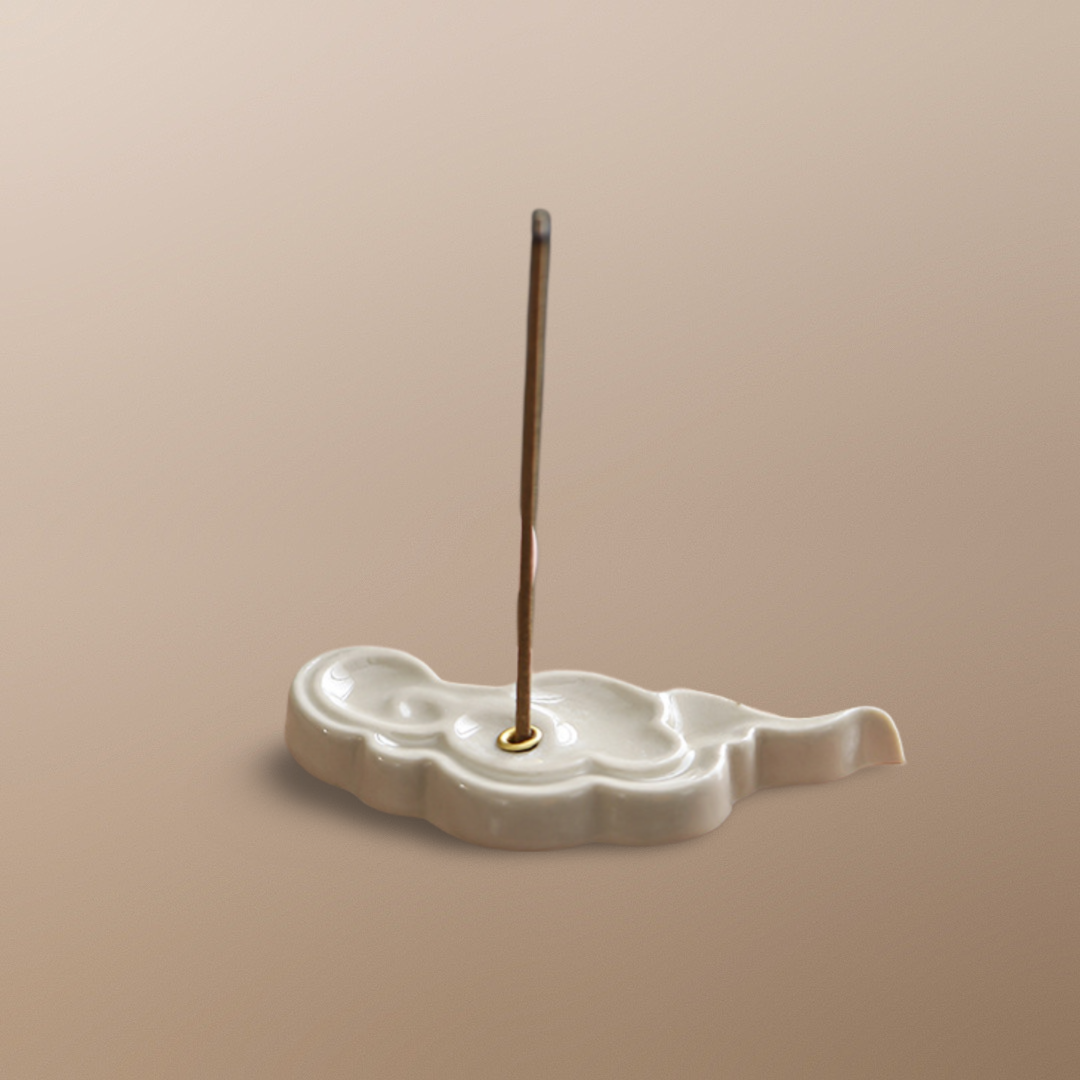 Buy 1 Get 1 FreeSummer SALE“Auspicious Cloud” - Handmade Antique Style Ceramic Incense Burner/Holder