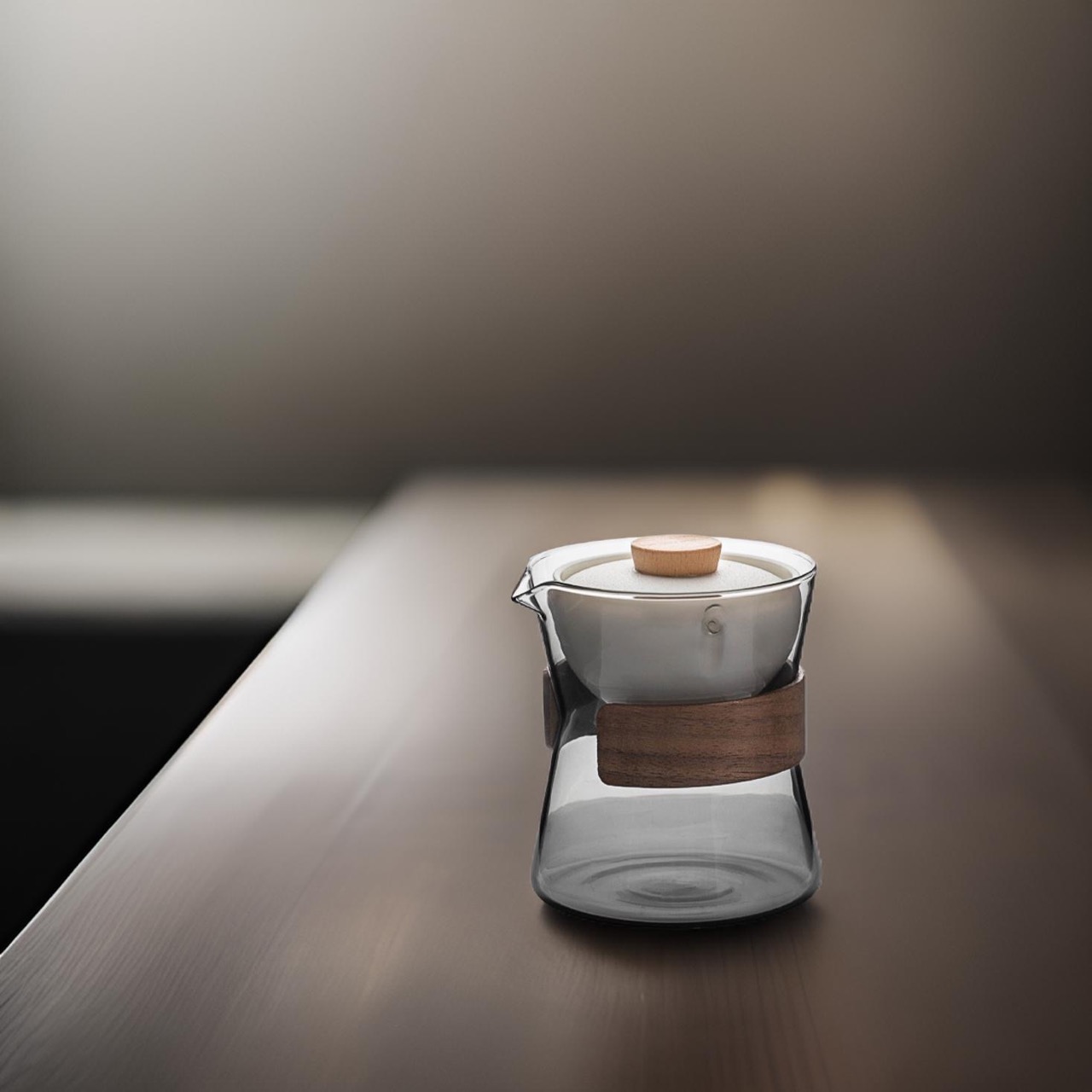 Summer SALE“Vortex” - Heat-Resistant Glass Teapot with Rotating Strainer