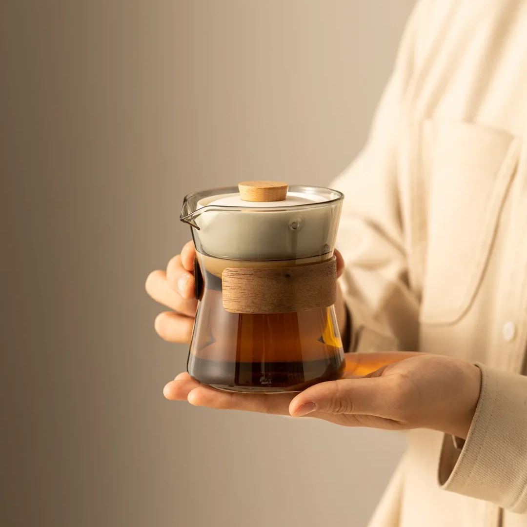 Summer SALE“Vortex” - Heat-Resistant Glass Teapot with Rotating Strainer