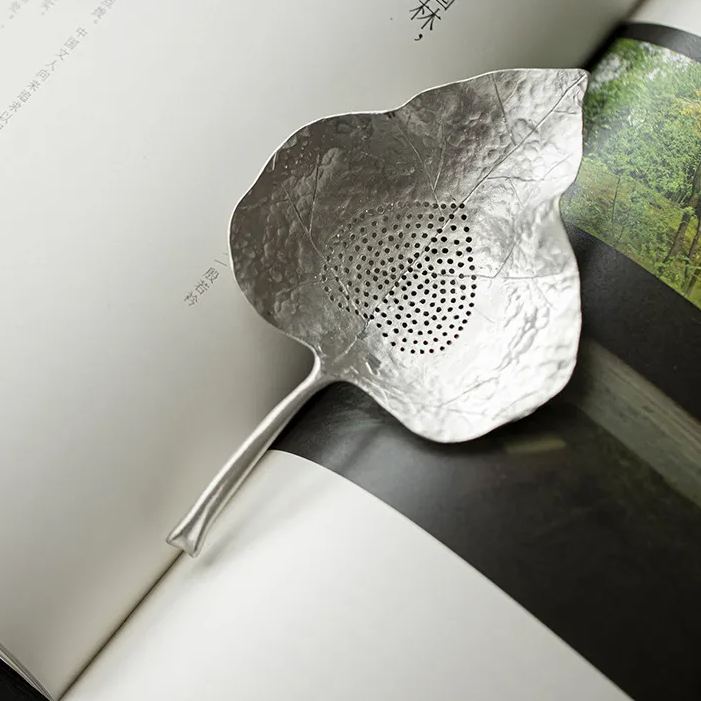 Buy 1 Get 1 FreeSummer SALE“Bodhi Leaf”  - Tin-made Tea Strainer