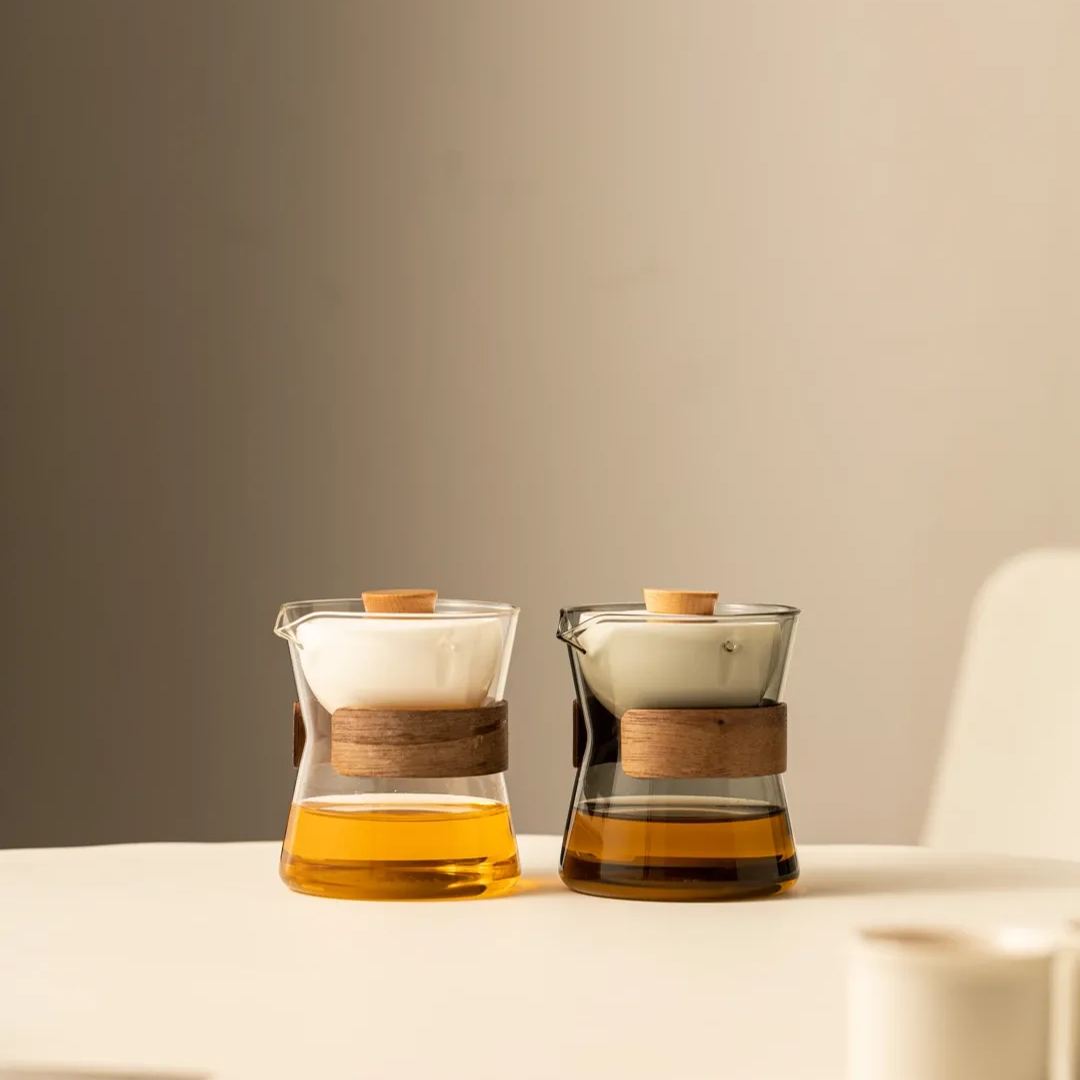 Summer SALE“Vortex” - Heat-Resistant Glass Teapot with Rotating Strainer