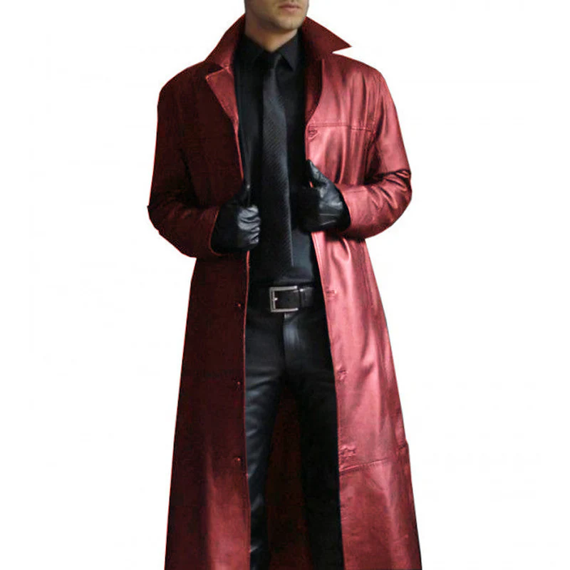 Fashion Slim Leather Plus Coat