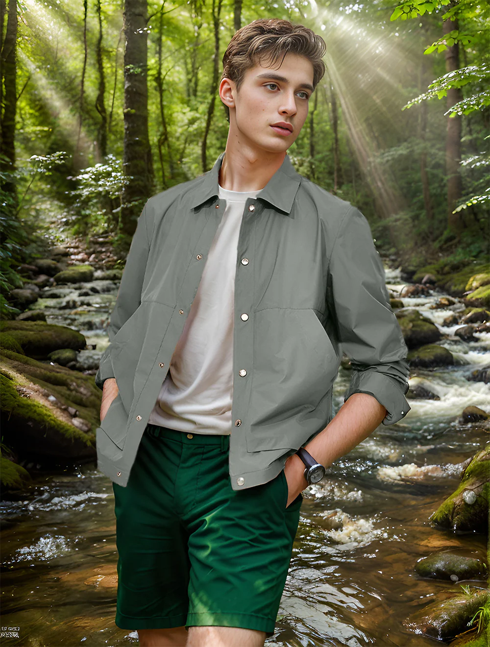 Simple Shirt Casual Jacket Coat