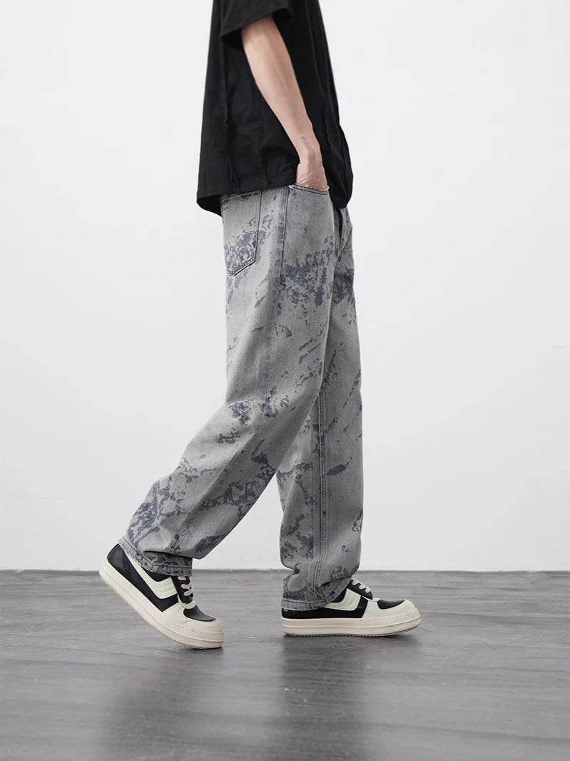 Men's loose straight leg pants