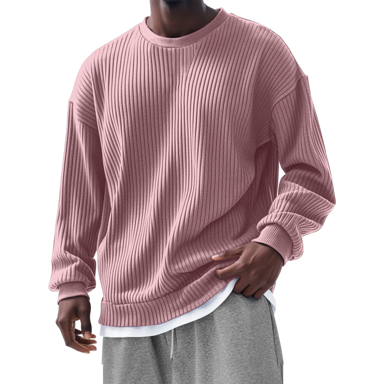 Men's Loose Fit Casual Sweatshirt