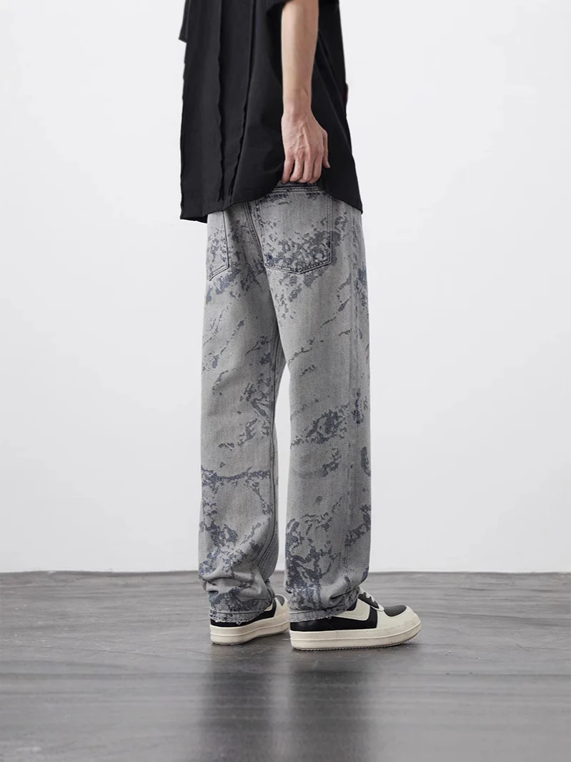 Men's loose straight leg pants