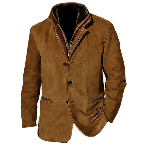 Fashion Retro Jacket Men's Casual Coat