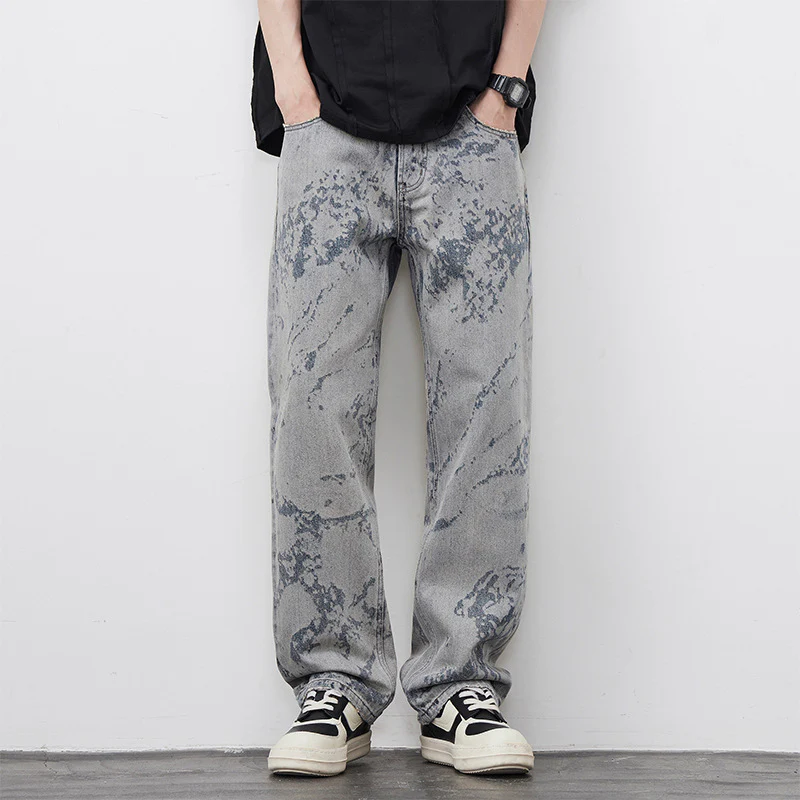 Men's loose straight leg pants