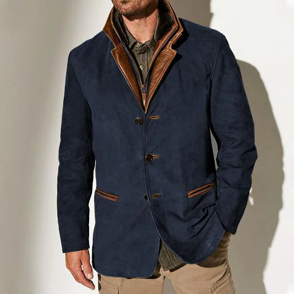 Fashion Retro Jacket Men's Casual Coat