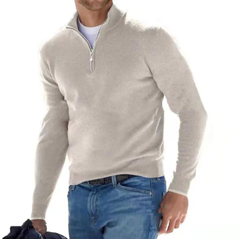 New spring long sleeved polo shirt