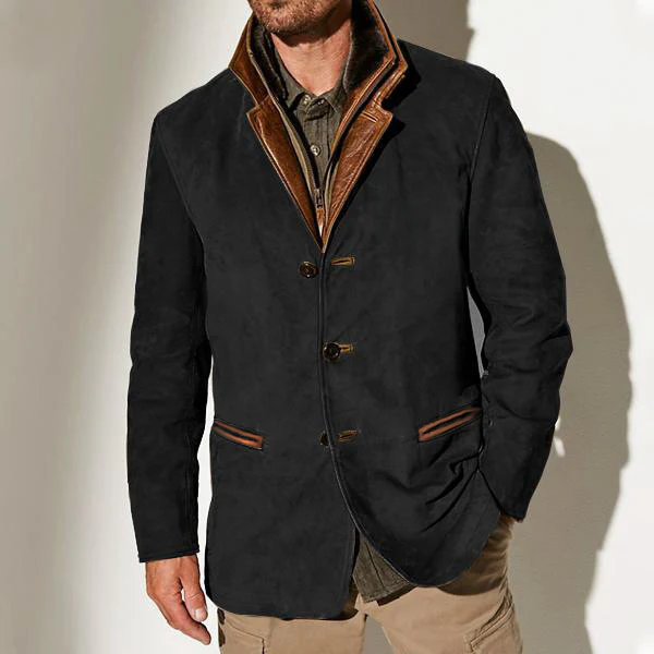 Fashion Retro Jacket Men's Casual Coat