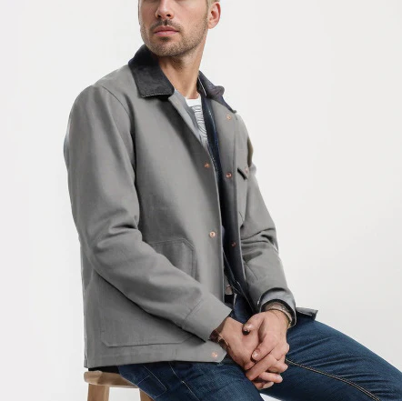 Men's Casual Lapel Work Style Jacket