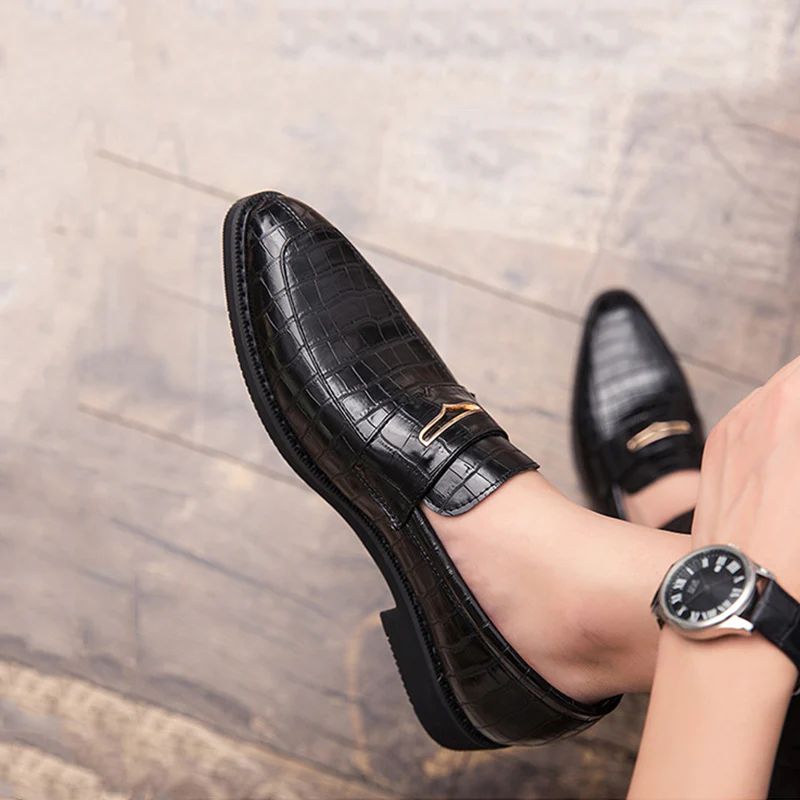 Business Men's Fashion British Plus Size Casual Shoes Loafers