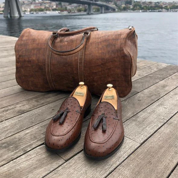 Men's Tassel Brown Loafers