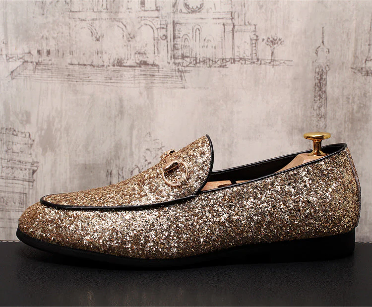 Fashion Sequin Loafers