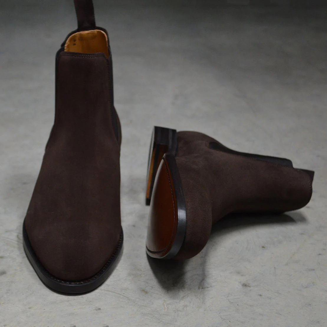 New Nubuck Chelsea Boots