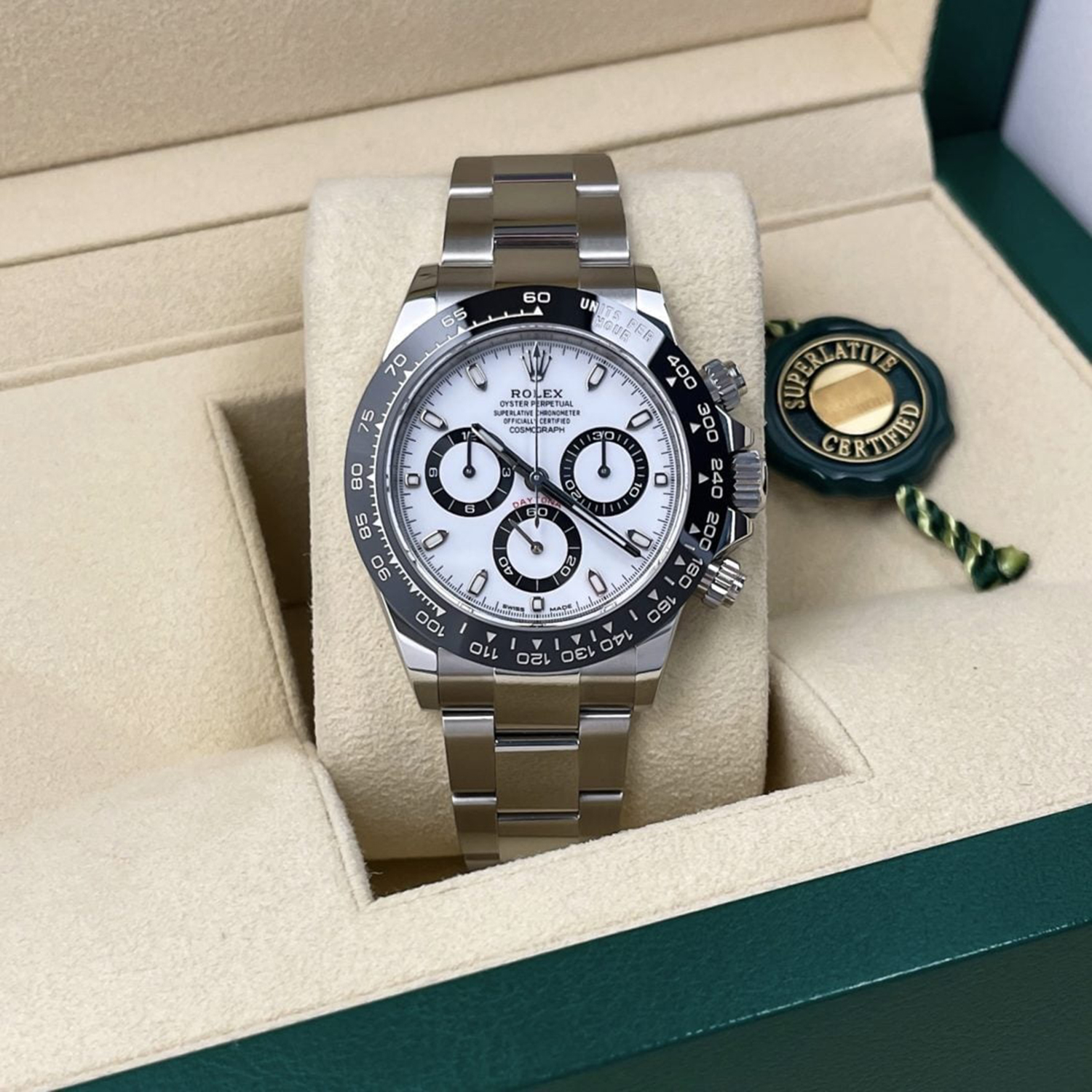 Rolex Cosmograph Daytona Panda Dial Stainless Steel 116500ln-0001 Unworn