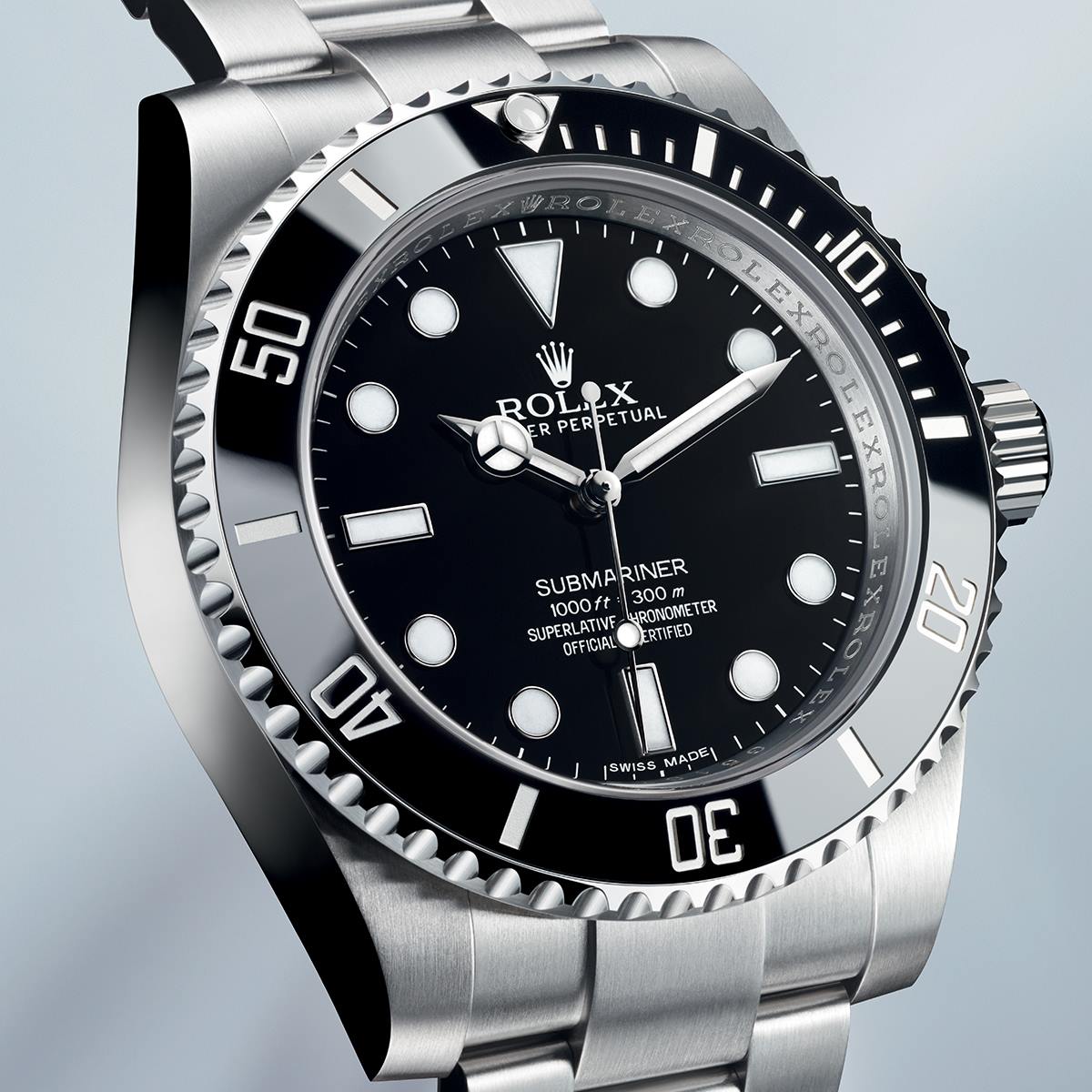 Submariner Black Dial Men's Diving Watch