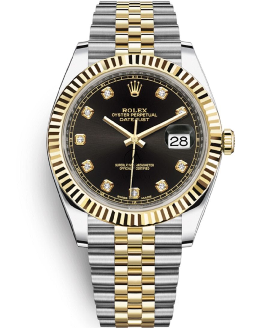 Rolex Datejust 41 Oystersteel Diamond-Set Dial m126334 Series