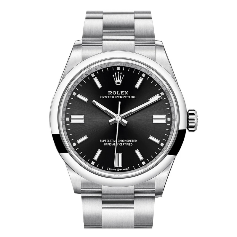 Rolex Oyster Perpetual 36 Black Dial Oyster Bracelet Watch 126000DONNA