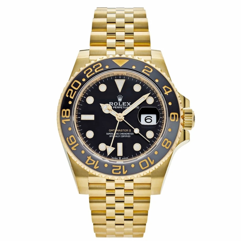 NEW Rolex GMT-Master II 18k Yellow Gold & Ceramic 40mm Jubilee Watch '24 126718