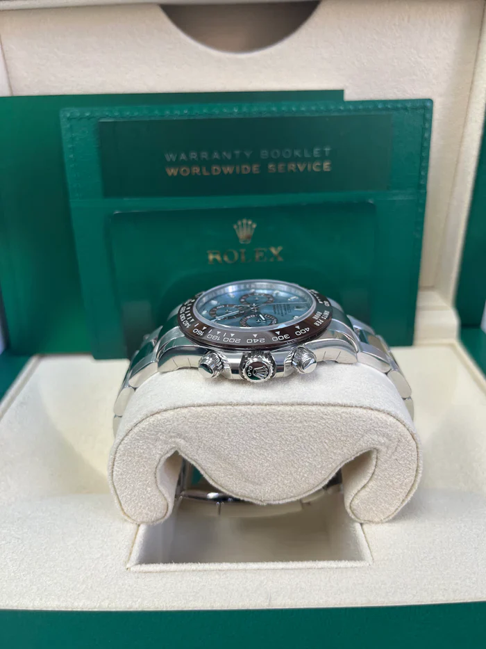 Rolex Cosmograph Daytona 40mm Platinum Ice-Blue Dial m116506 Series