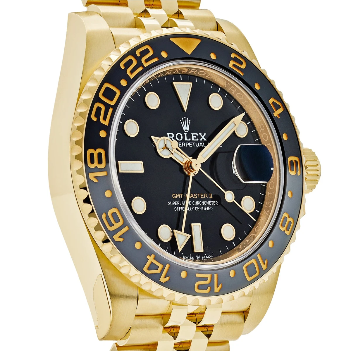 NEW Rolex GMT-Master II 18k Yellow Gold & Ceramic 40mm Jubilee Watch '24 126718