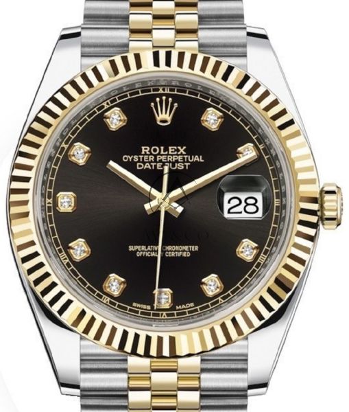 Rolex Datejust 41 Oystersteel Diamond-Set Dial m126334 Series