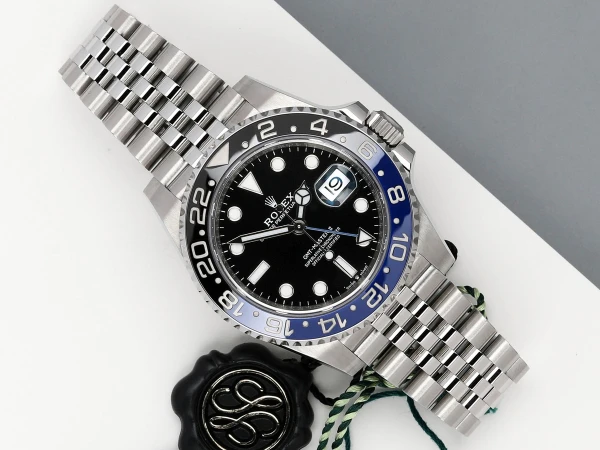 Rolex GMT Master II Pepsi Black Dial / Sprite Black Dial  / Batman Black Dial Stainless Steel Mens Watch 126710blro-0001  40mm