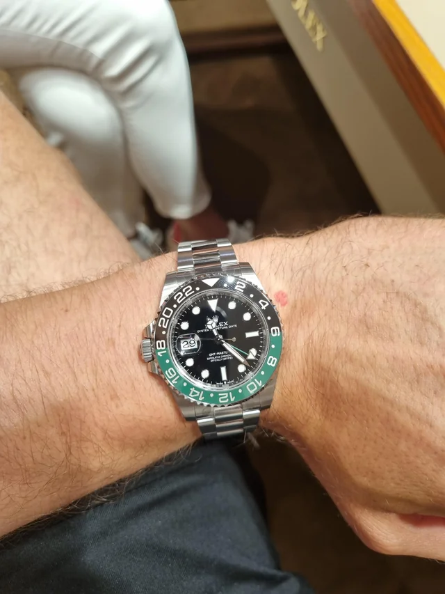 Rolex GMT-Master II With A Green And Black Bezel 126720VTNR 40 mm