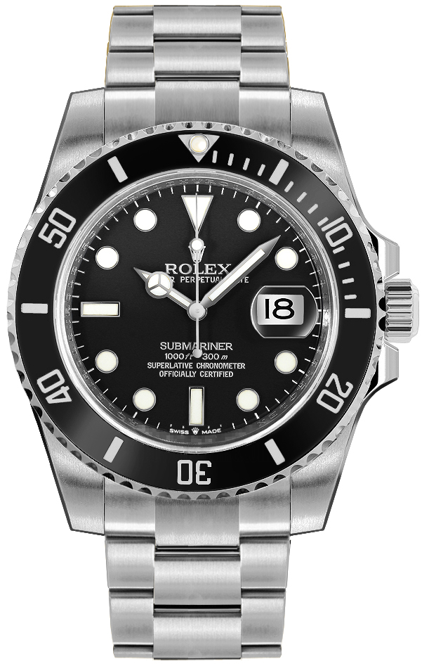 🔥Big Discount-Rolex Submariner Black Dial Men's Diving Watch 41mm