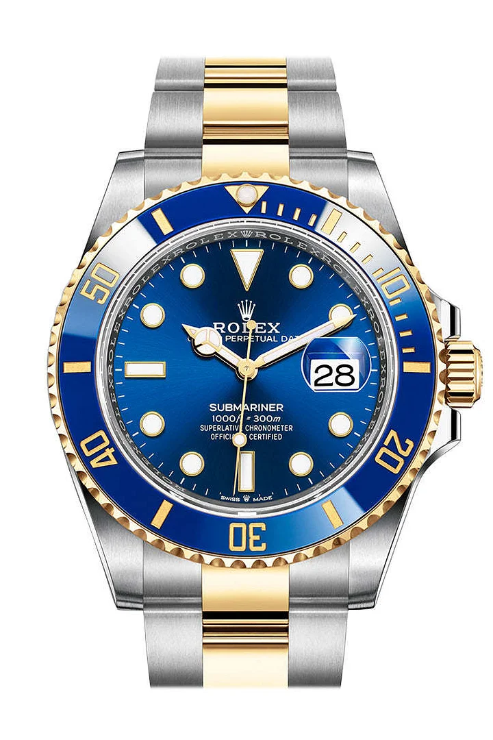 Submariner Date Two Tone Oyster Bracelet Men's Watch 41mm