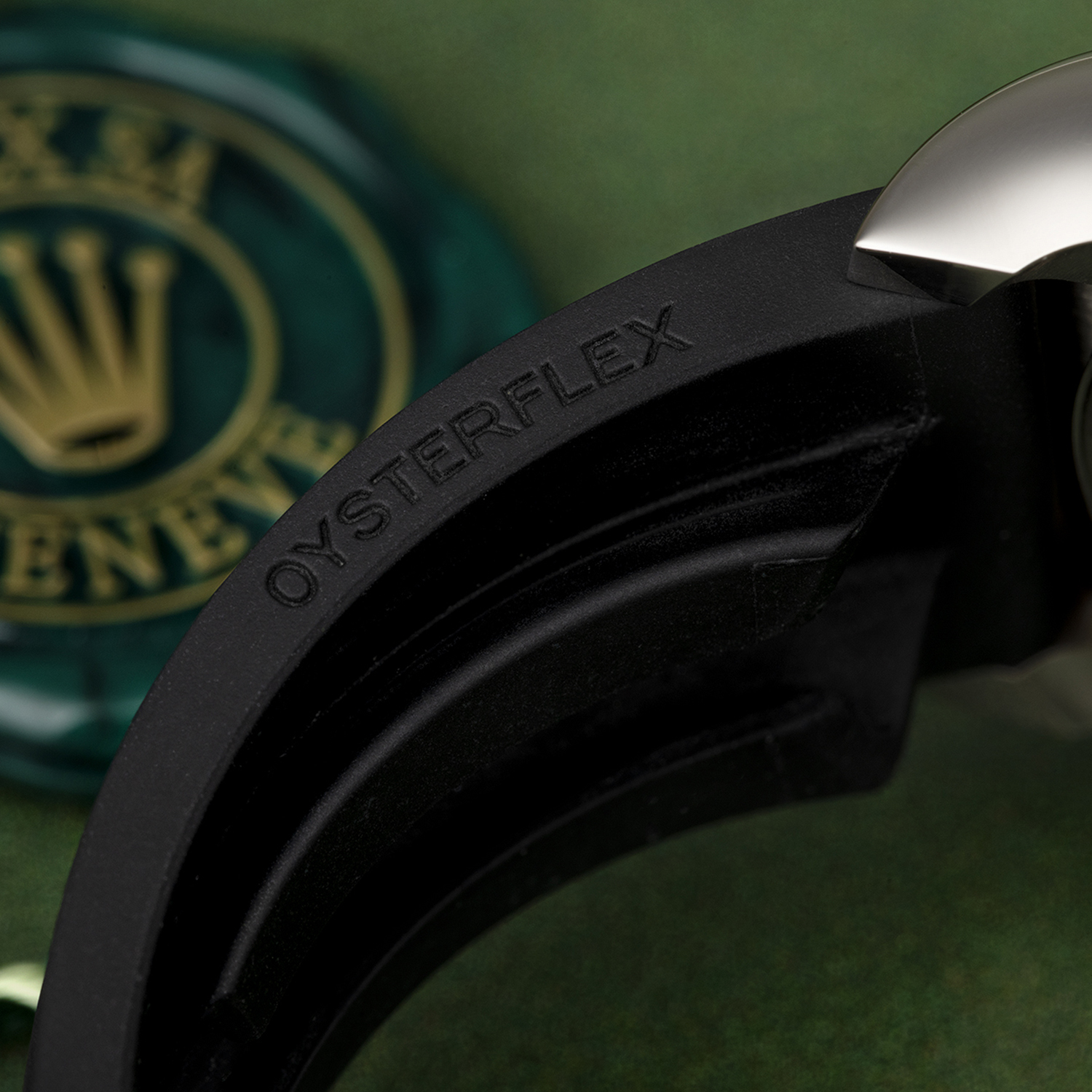 Rolex Daytona White Gold Black Dial Oysterflex Strap 116519LN-0025