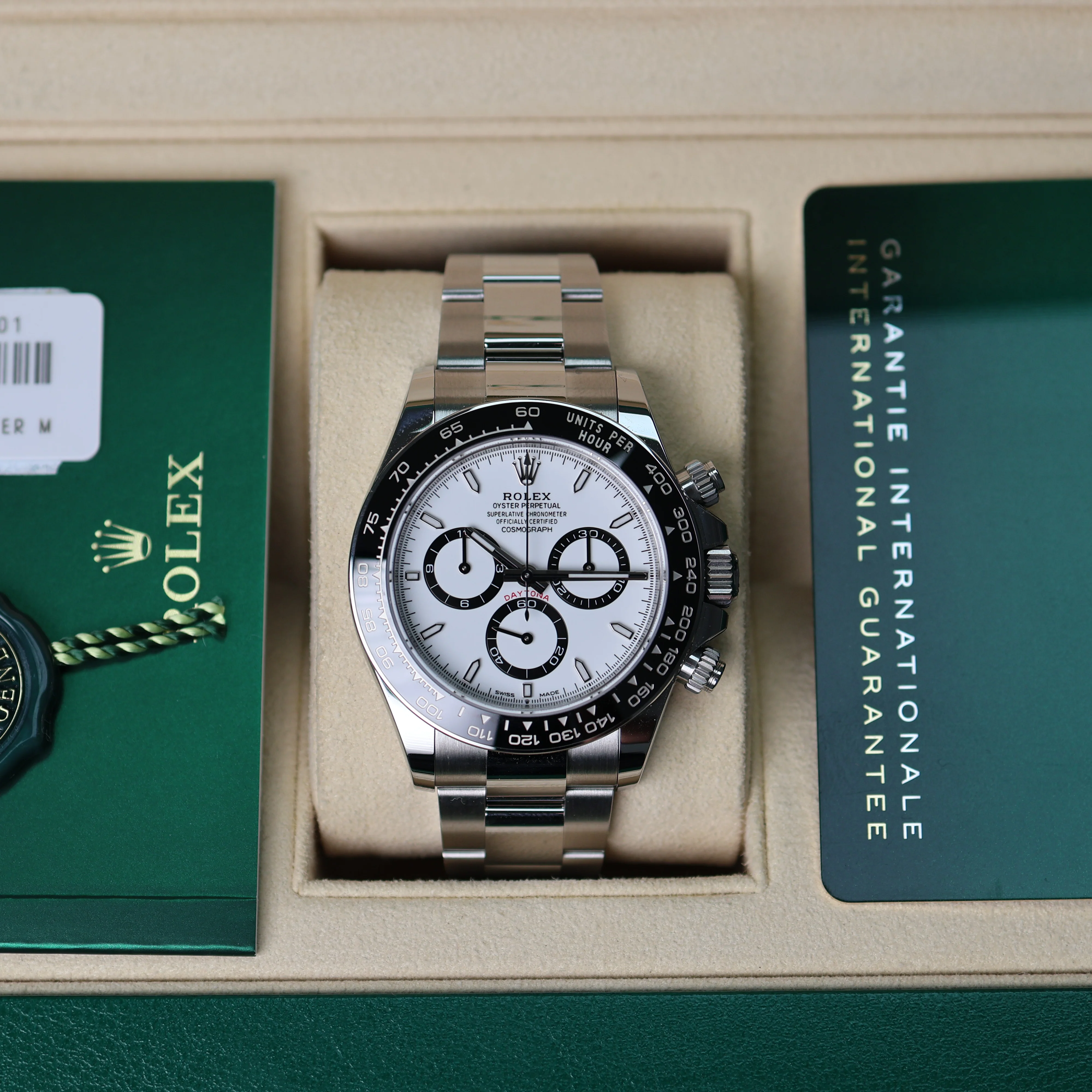 Rolex Cosmograph Daytona m116500ln Series White / Black 40 mm