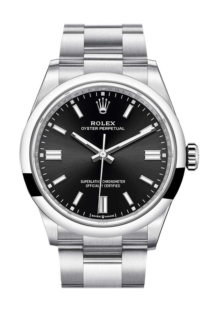 Rolex Oyster Perpetual 36 Black Dial Oyster Bracelet Watch 126000DONNA