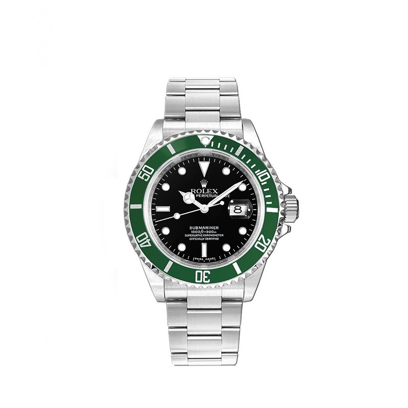Submariner Date Kermit Green Bezel Men's Watch 41mm